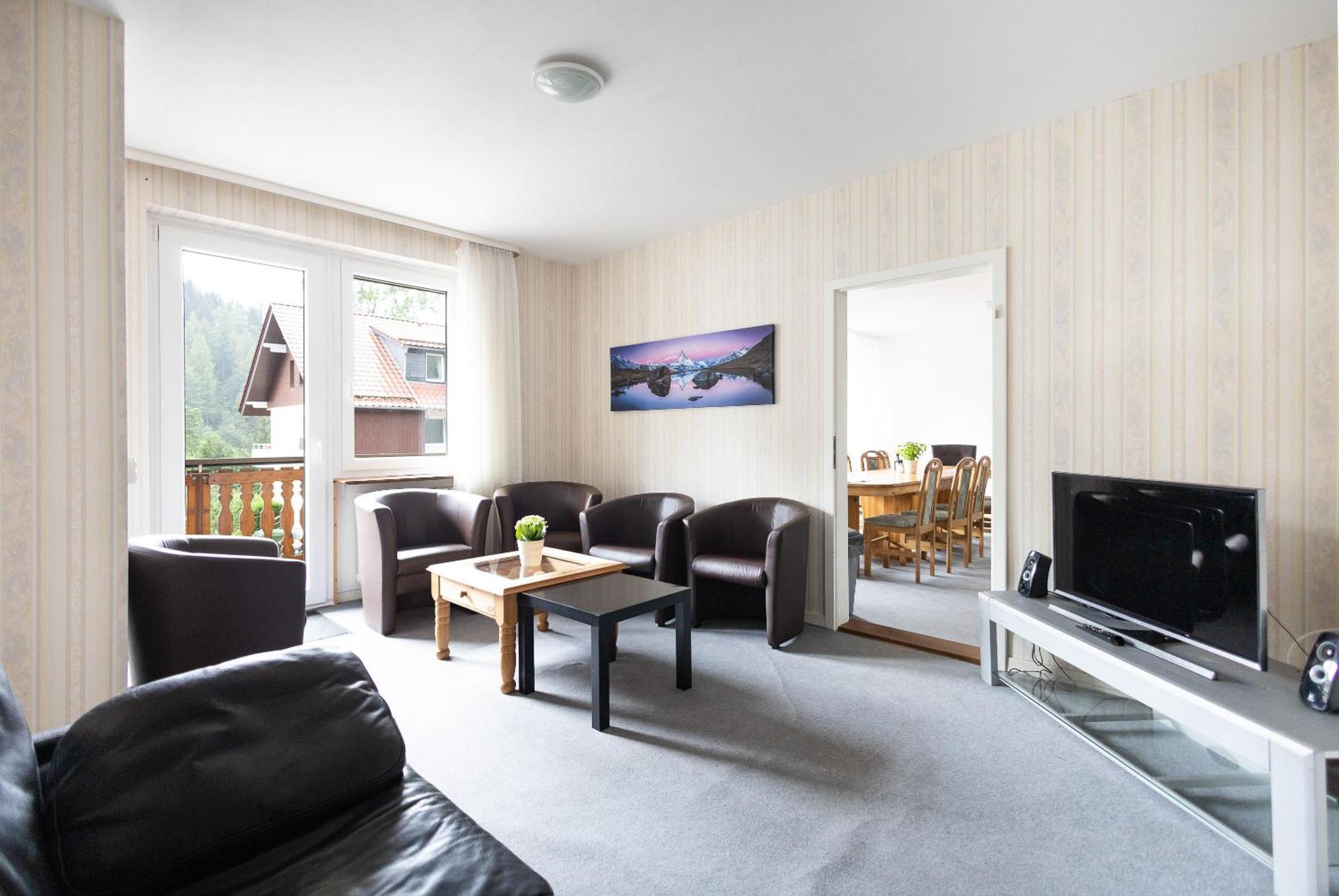 Apartmenthaus Am Waldrand- Kueche - Fruehstueck - Balkon Wildemann Ngoại thất bức ảnh