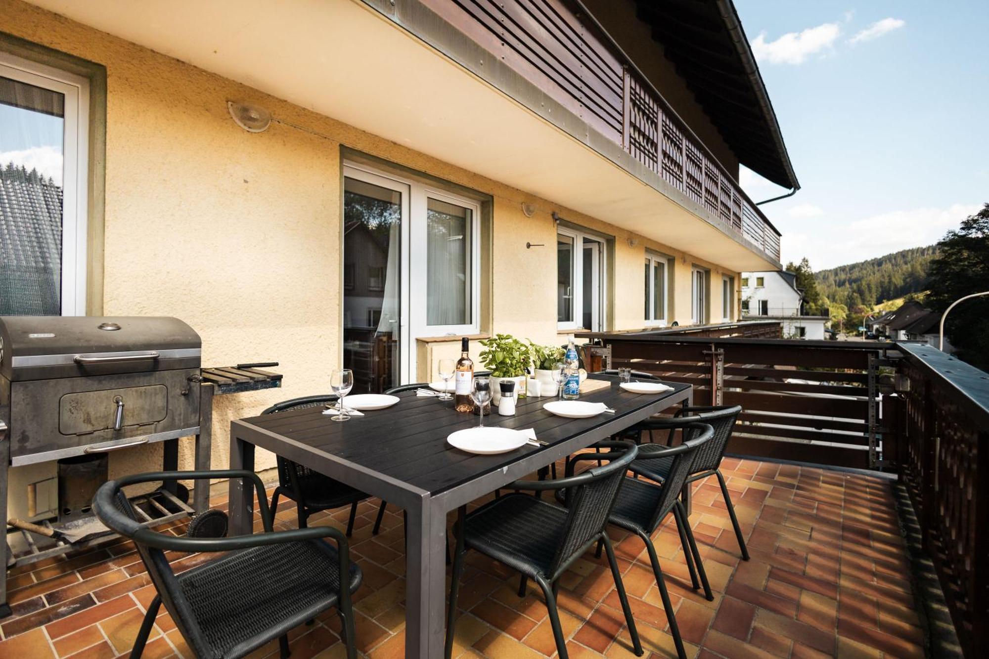 Apartmenthaus Am Waldrand- Kueche - Fruehstueck - Balkon Wildemann Ngoại thất bức ảnh